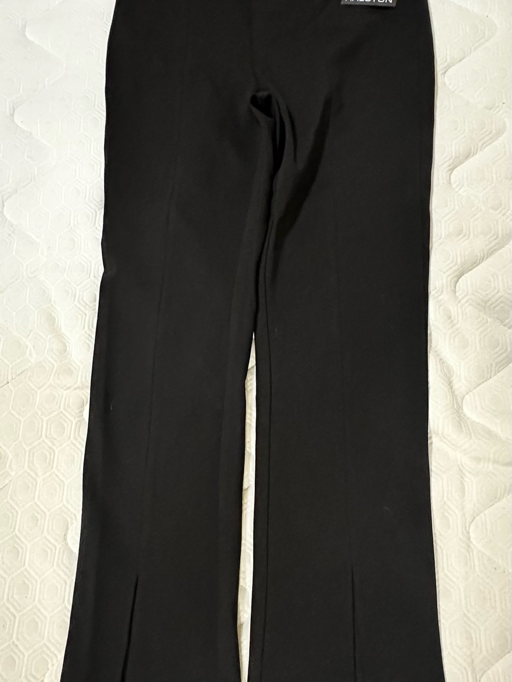 Halston Black Boot-Cut Ponte Pants